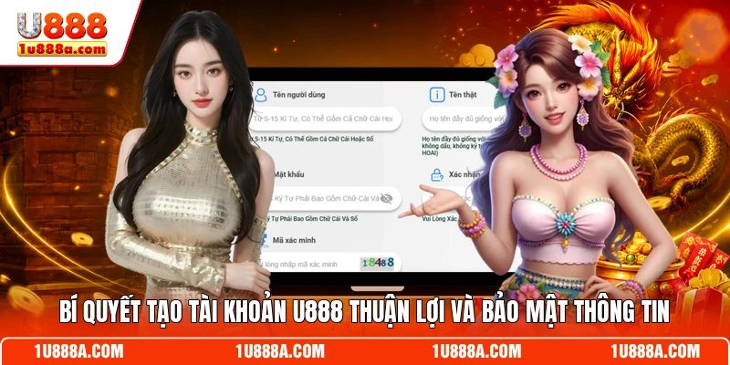Bí quyết tạo tài khoản U888 thuận lợi và bảo mật thông tin