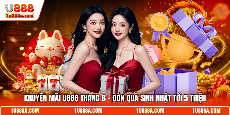 Khuyến Mãi U888 Tháng 6 - Đón Quà Sinh Nhật Tới 5 Triệu