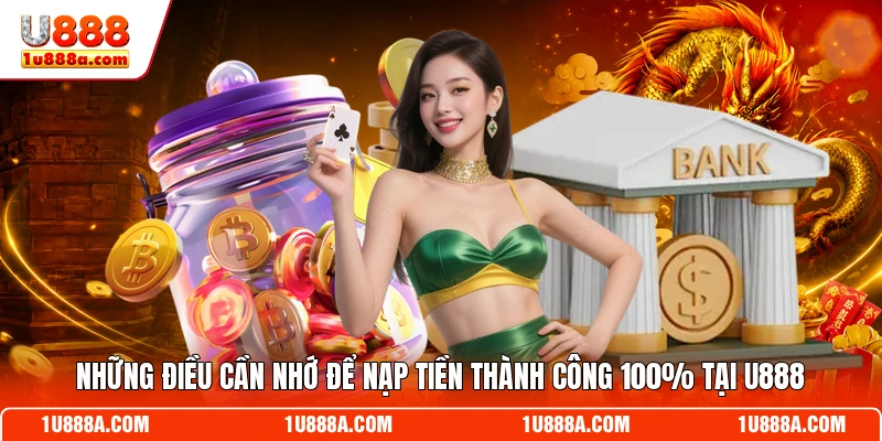 Những điều cần nhớ để nạp tiền thành công 100% tại U888
