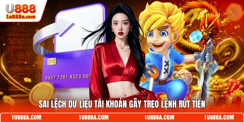Sai lệch dữ liệu tài khoản gây treo lệnh rút tiền