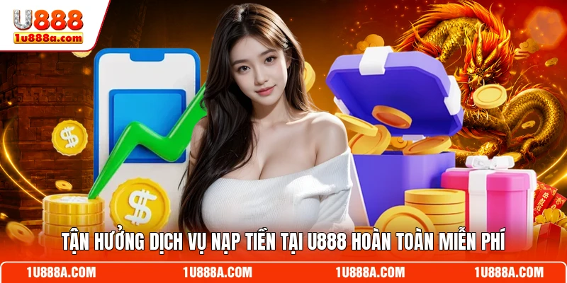 Tận hưởng dịch vụ nạp tiền tại U888 hoàn toàn miễn phí